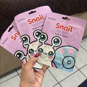 X3 Made in Korea Snail Essence Face Masks